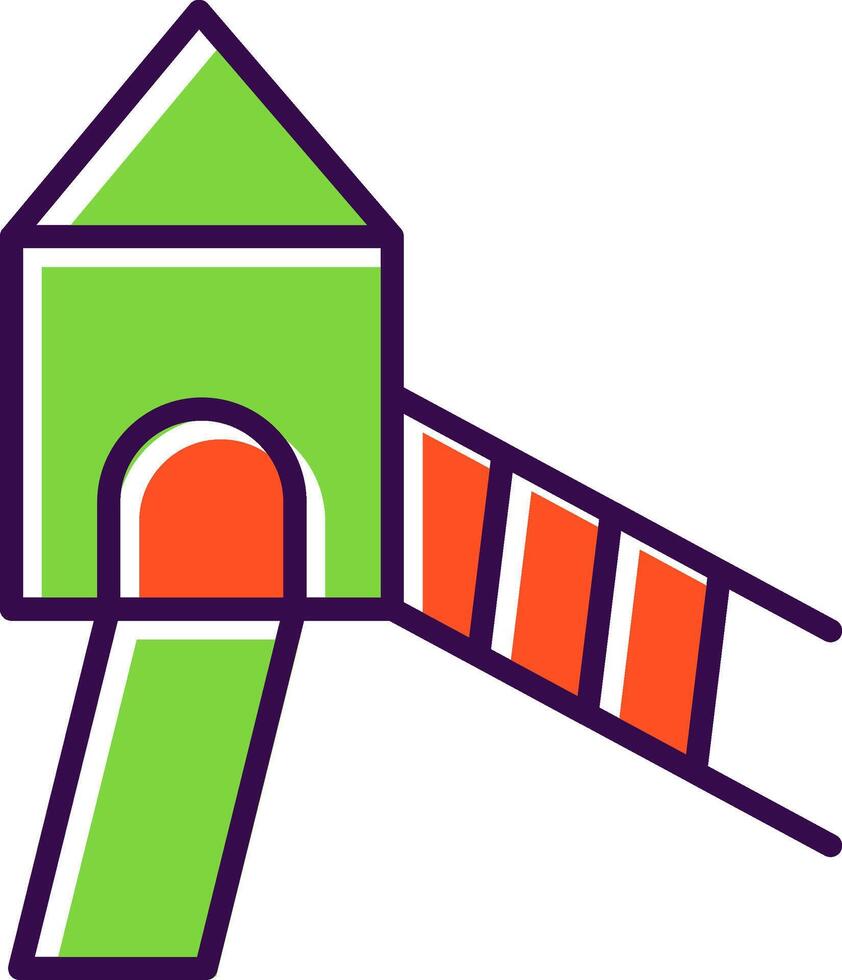 Playground filled Design Icon vector
