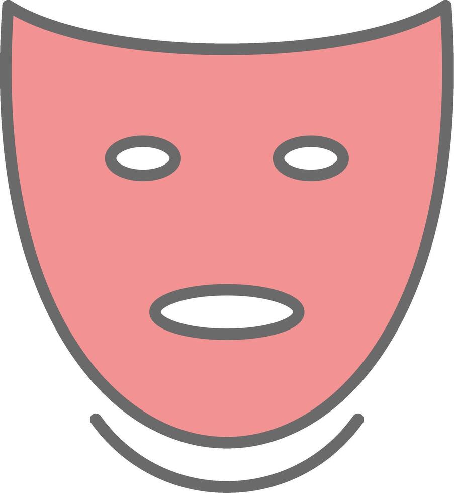 Theatre Line Filled Light Icon vector