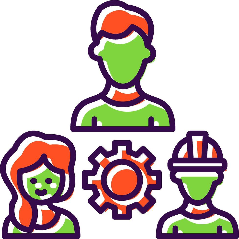 Recycle filled Design Icon vector