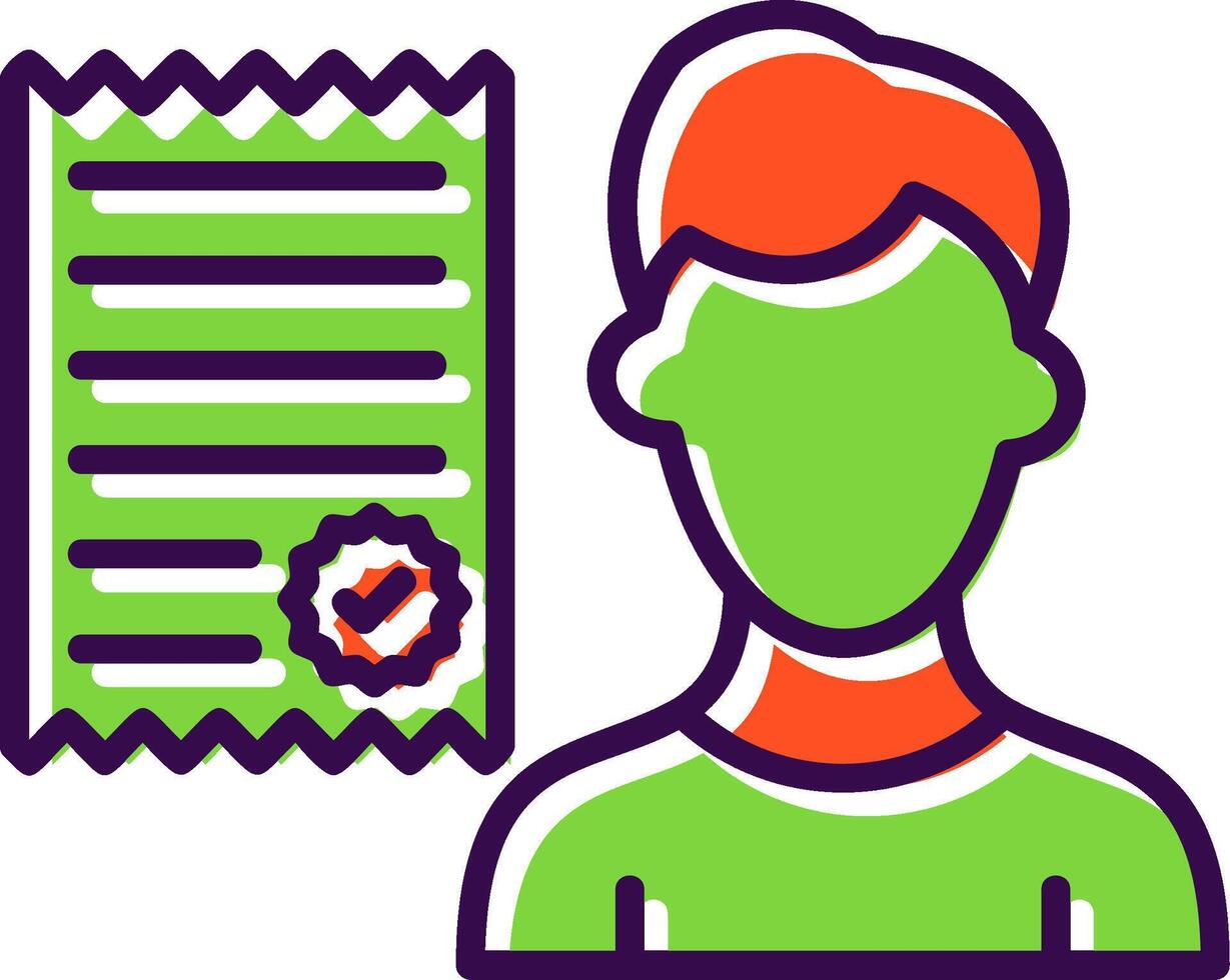 Painting filled Design Icon vector