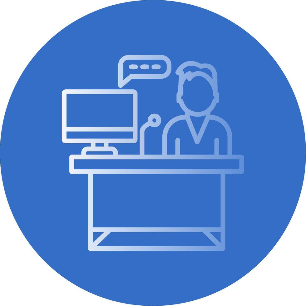 Hard Work System Flat Bubble Icon vector