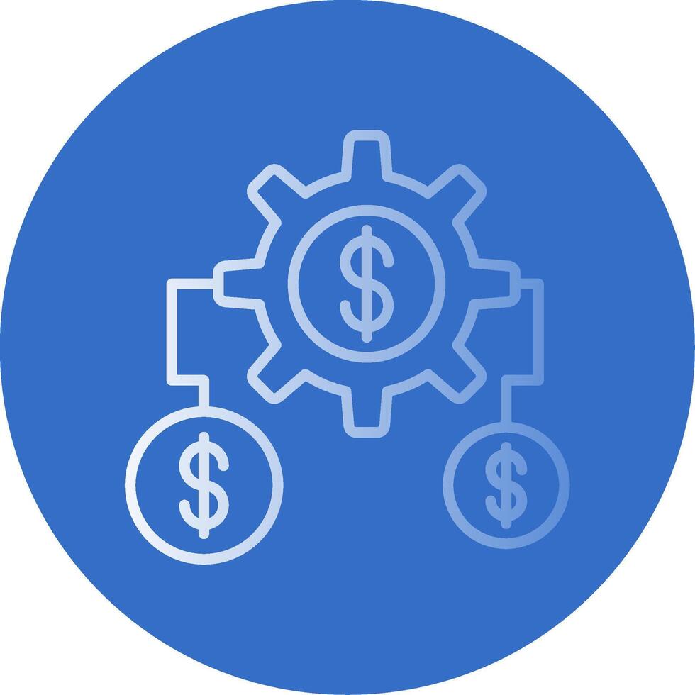 Money Expert Flat Bubble Icon vector