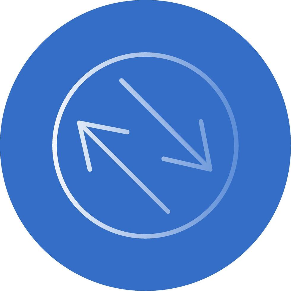 Swap Flat Bubble Icon vector