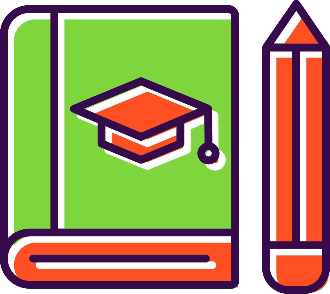 Treatise filled Design Icon vector