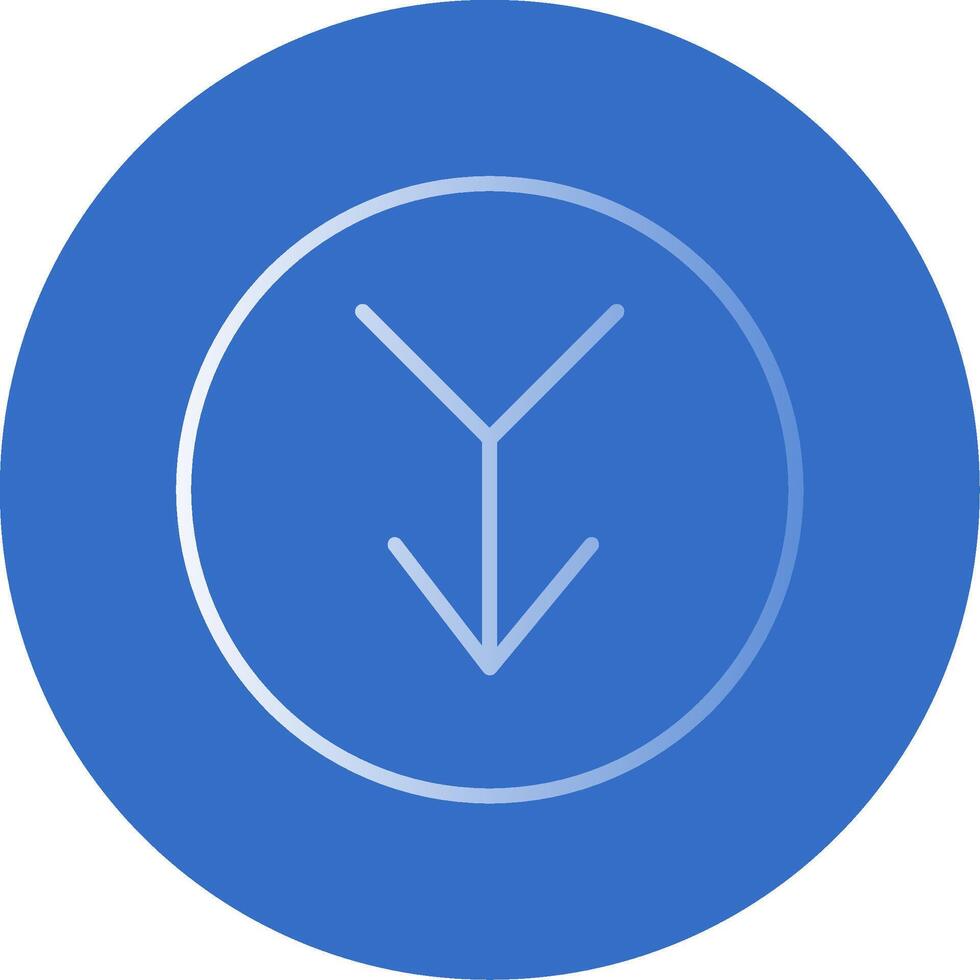 Merge Flat Bubble Icon vector