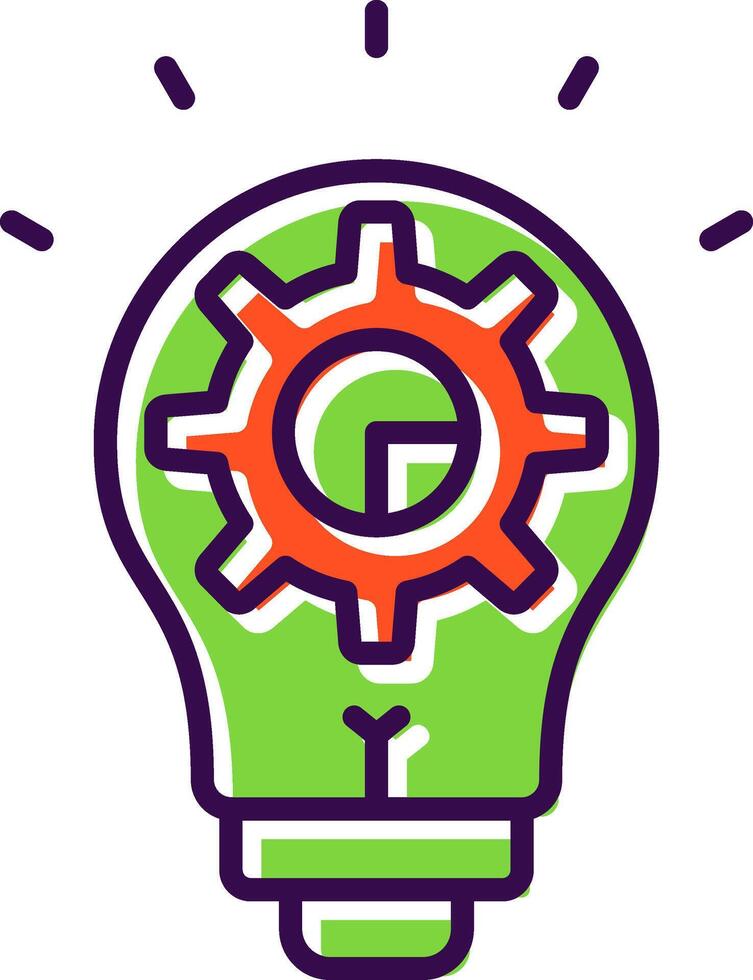 Innovation filled Design Icon vector
