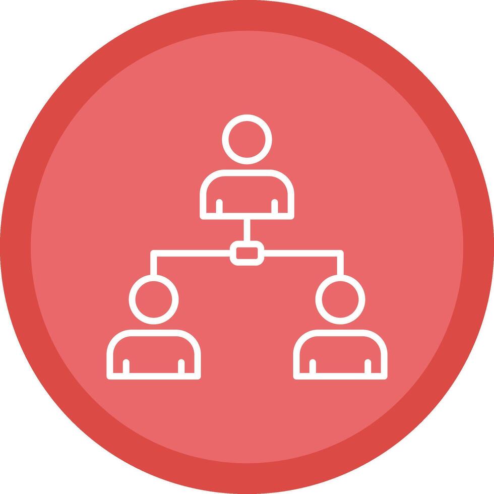 Business Line Multi Circle Icon vector