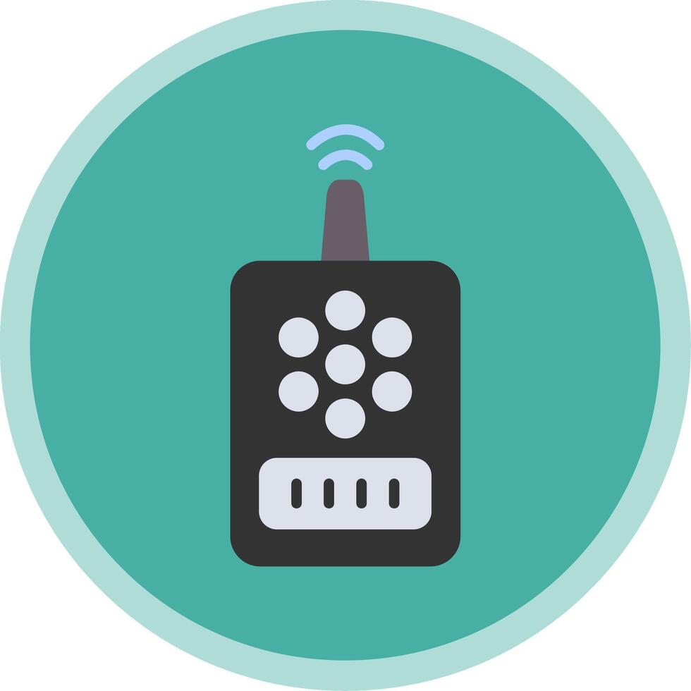 Device Flat Multi Circle Icon vector