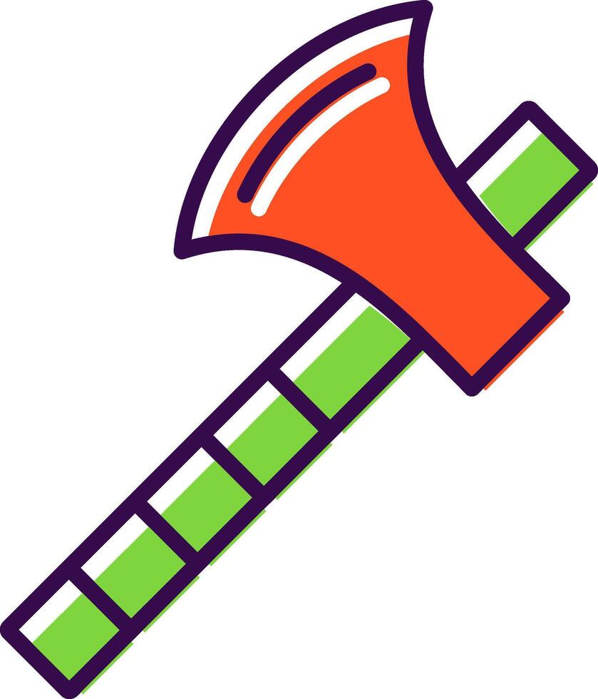 Axe filled Design Icon vector