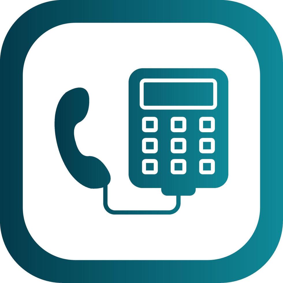 Phone Filled Yellow Icon vector