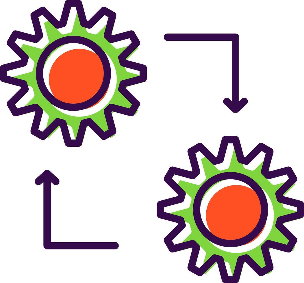 Methodology filled Design Icon vector
