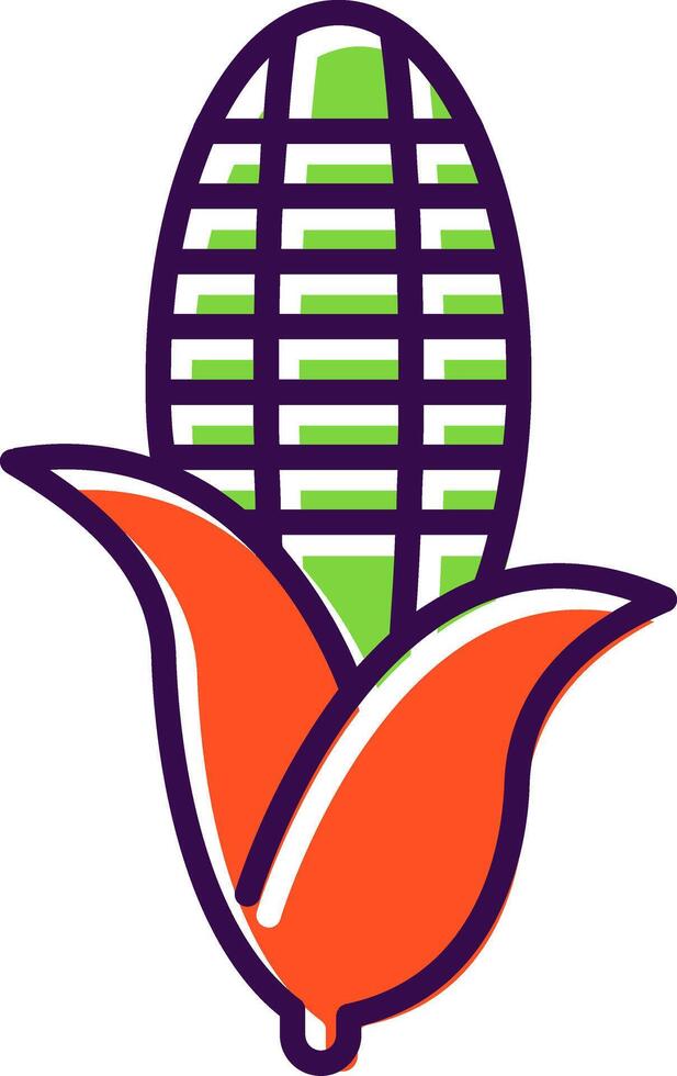 Corn filled Design Icon vector