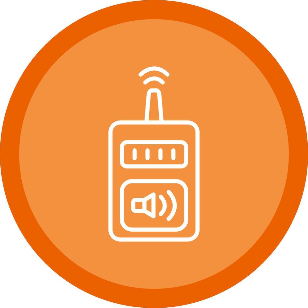 Device Line Multi Circle Icon vector