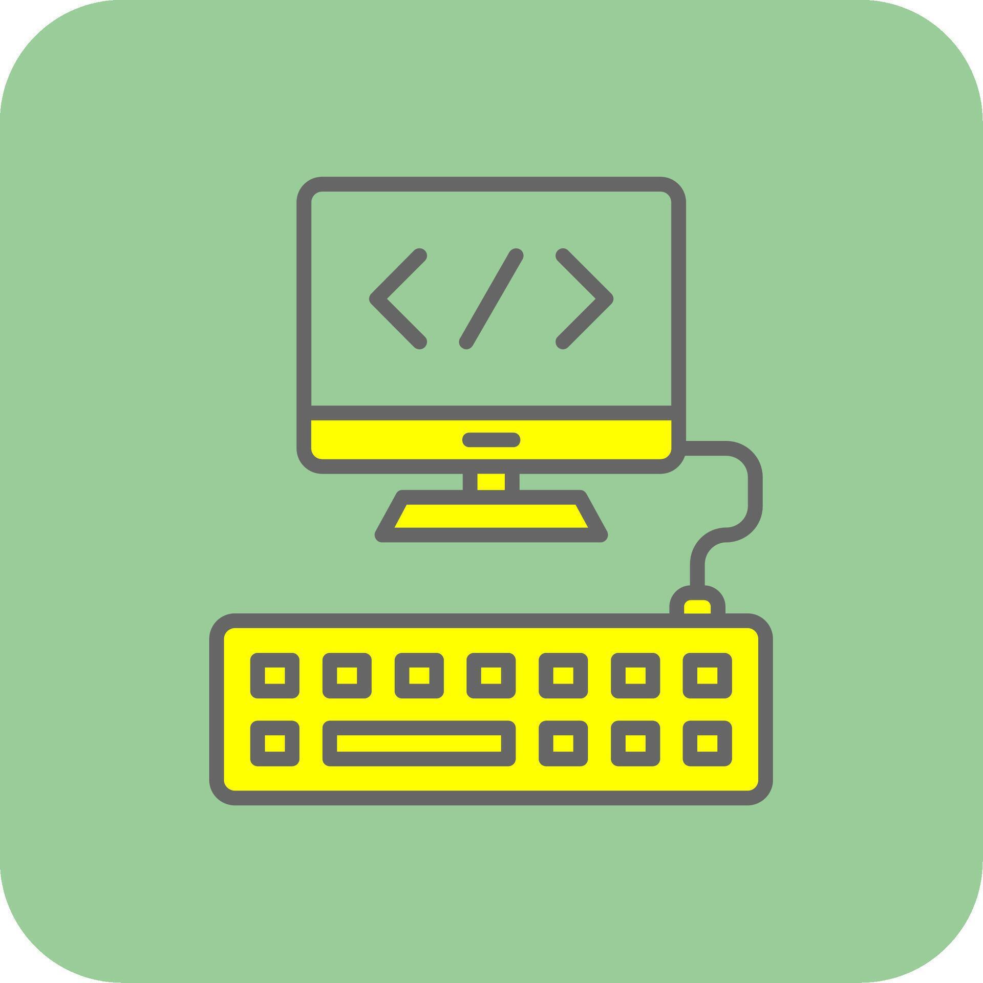 Web Programming Filled Yellow Icon 44061939 Vector Art at Vecteezy