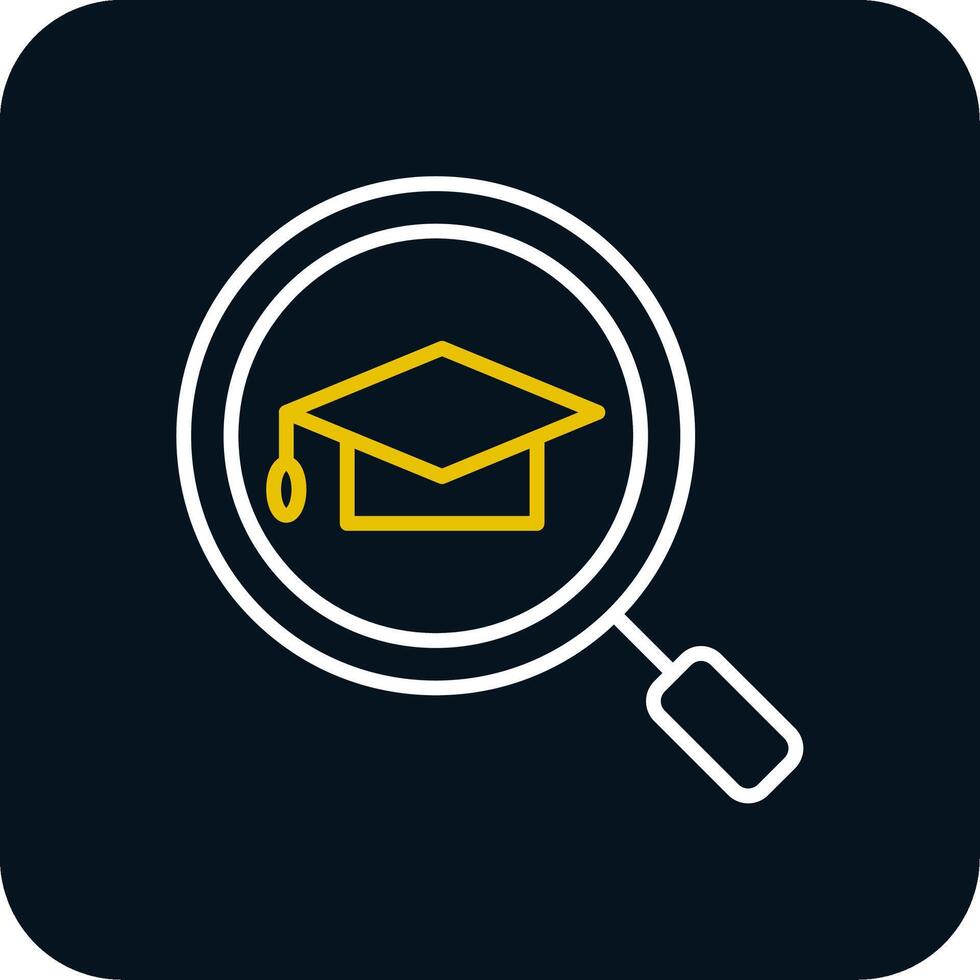 Architecture Line Red Circle Icon vector