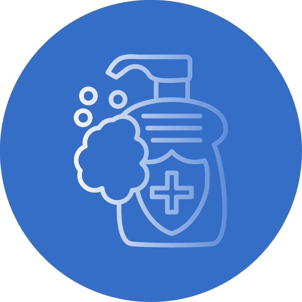 Soap Flat Bubble Icon vector
