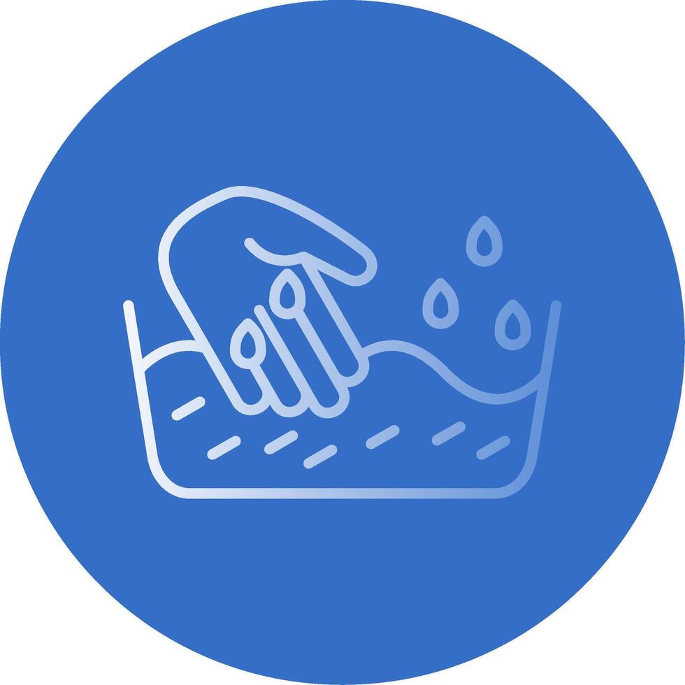 Laundry Flat Bubble Icon vector