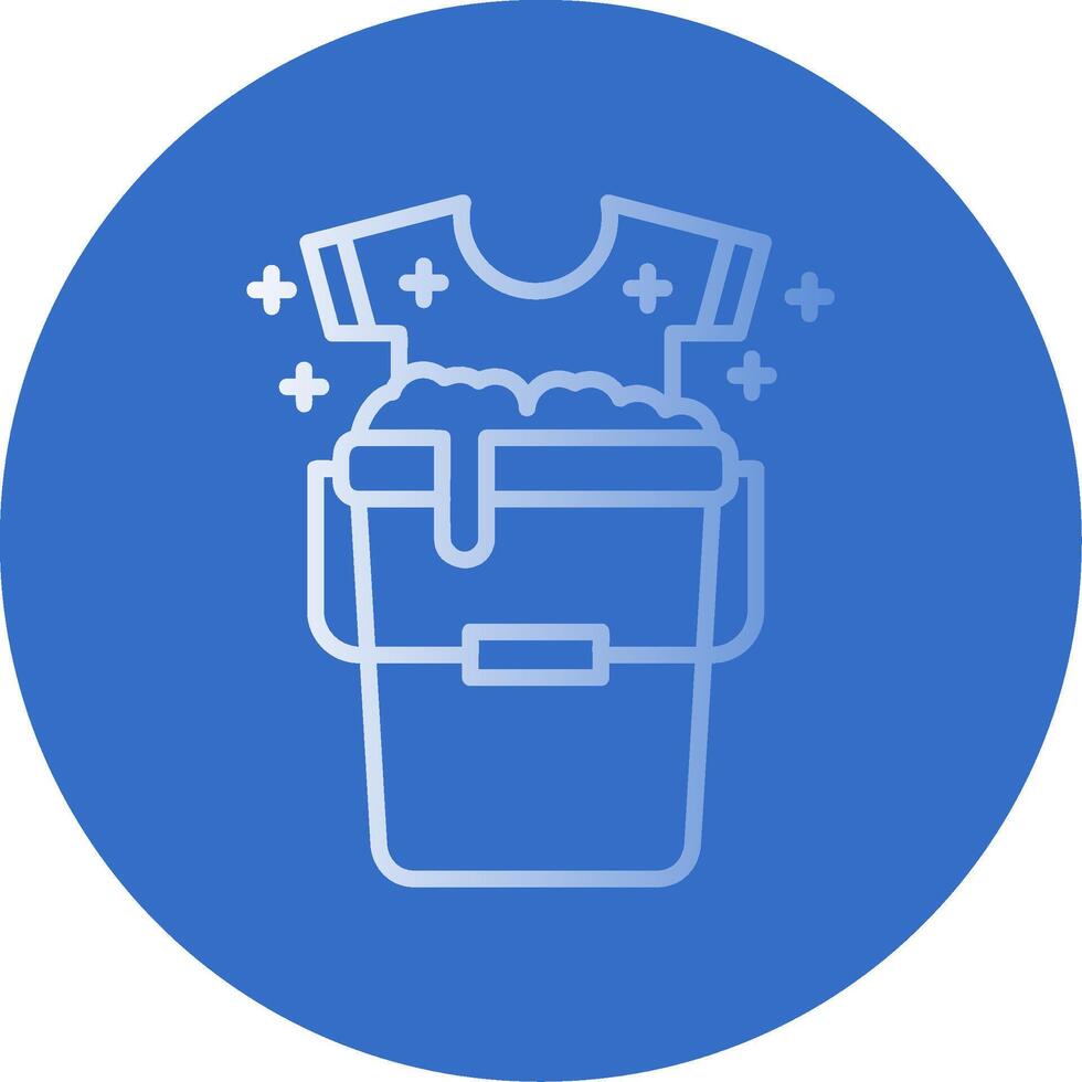Bucket Flat Bubble Icon vector