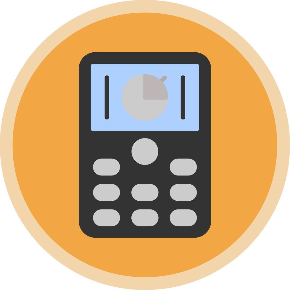 Device Flat Multi Circle Icon vector