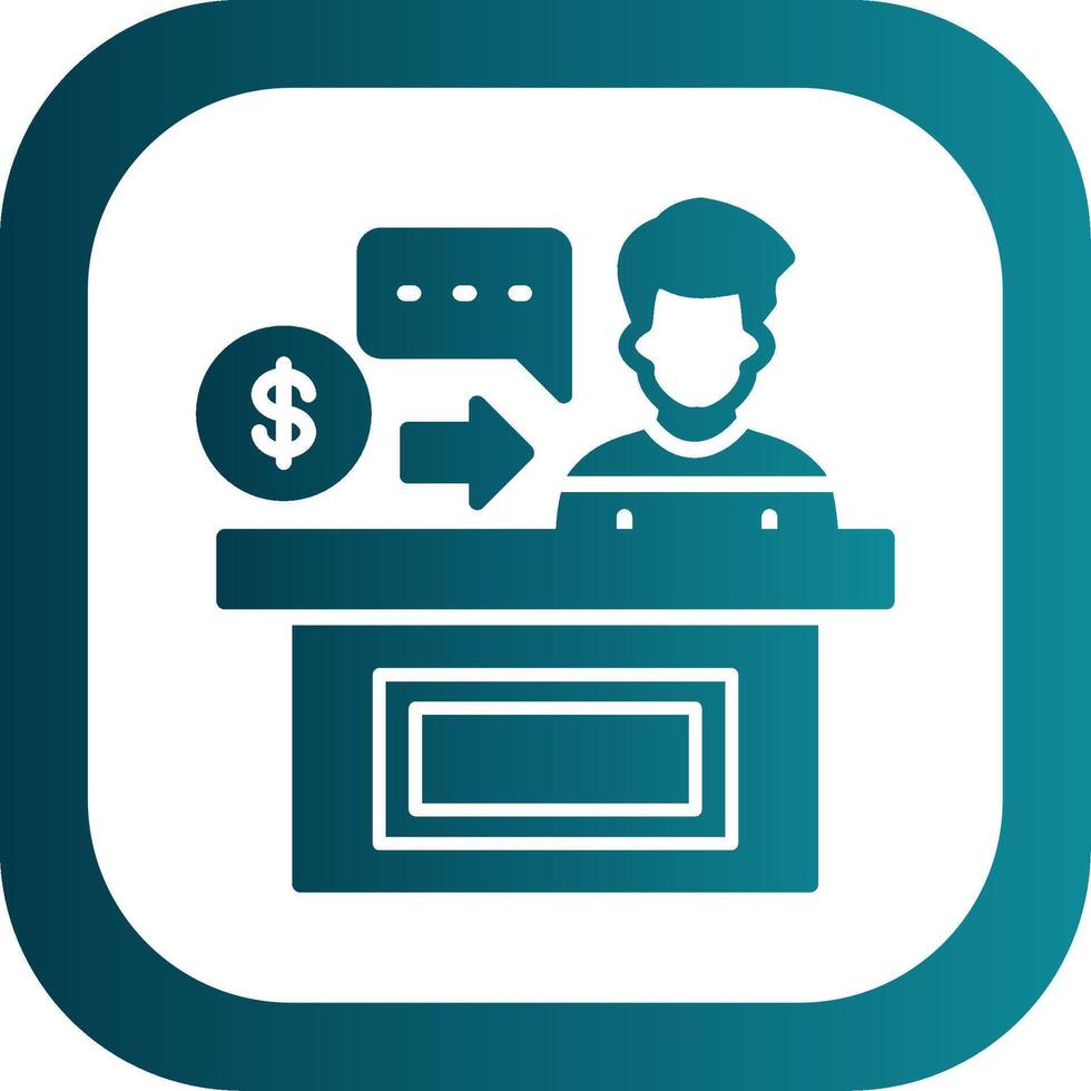 Otc Trading Filled Yellow Icon vector