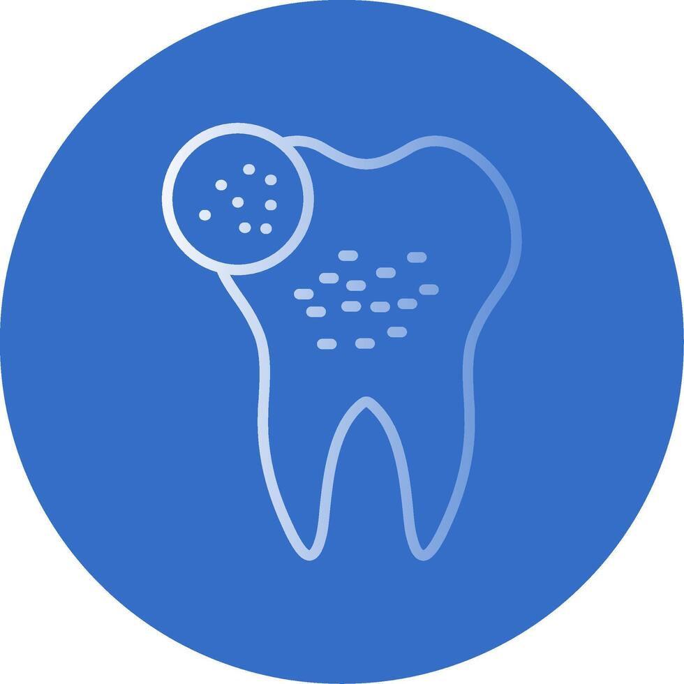 Infected Flat Bubble Icon vector