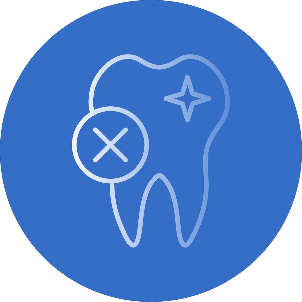 Rejected Flat Bubble Icon vector