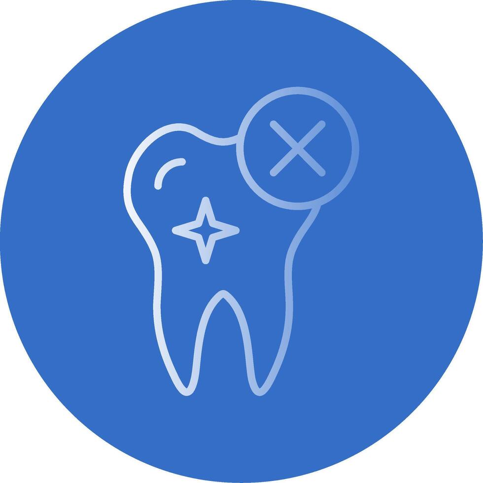 Rejected Flat Bubble Icon vector