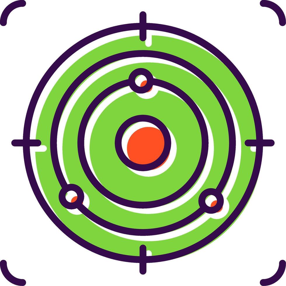 Focus filled Design Icon vector