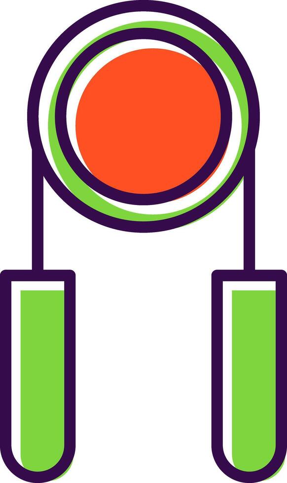 Hand Grip filled Design Icon vector