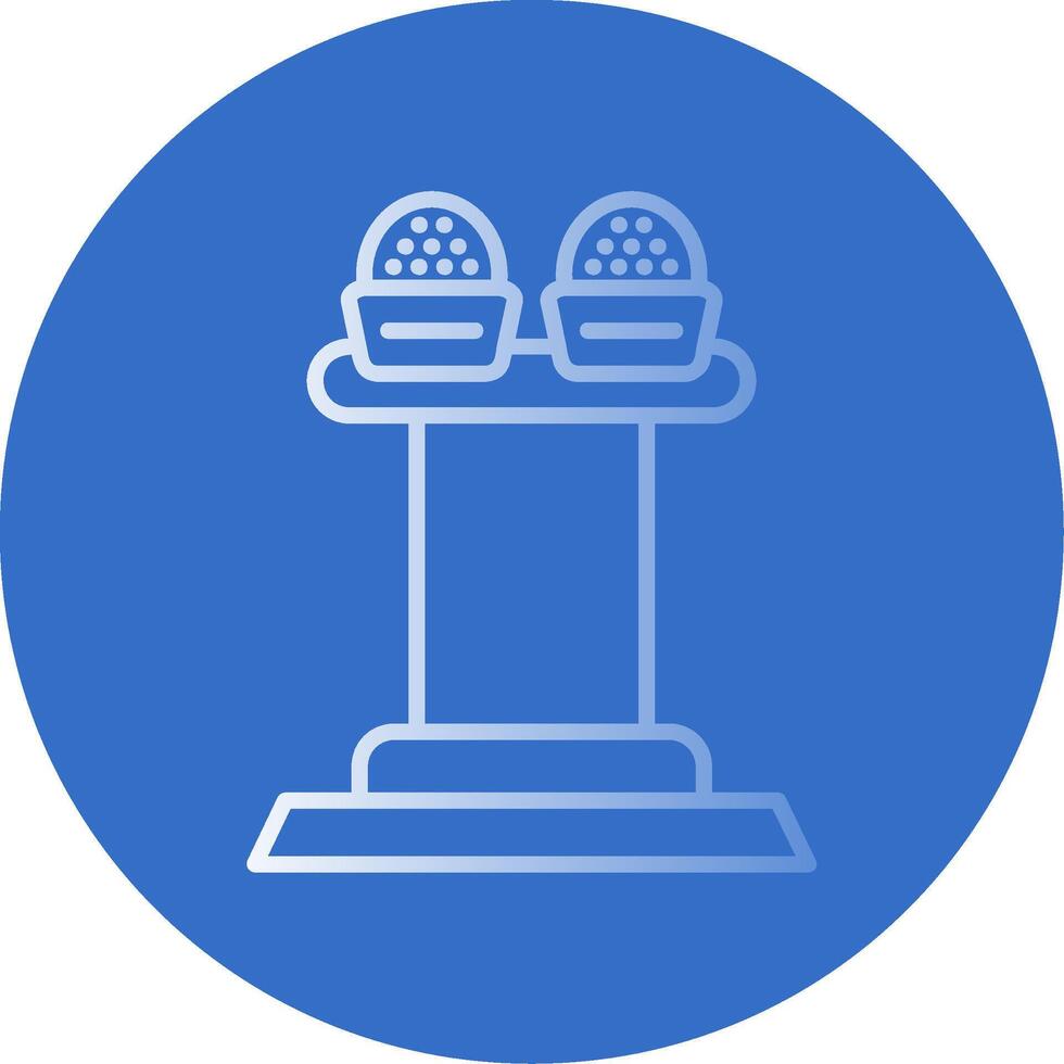 Press Release Flat Bubble Icon vector