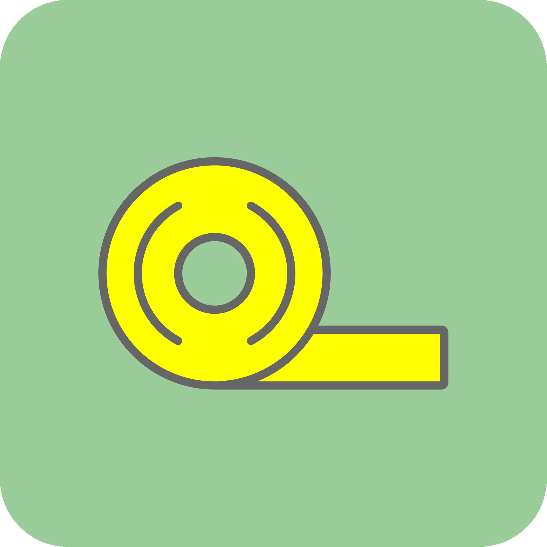 Adhesive Tape Filled Yellow Icon 44063175 Vector Art at Vecteezy