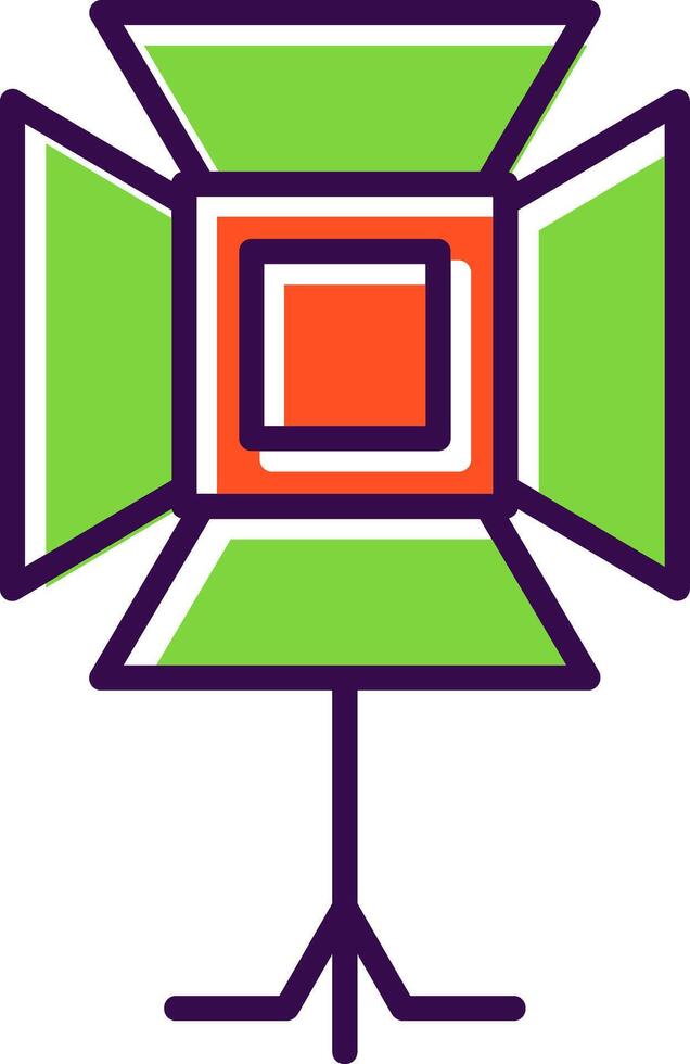 Spotlight filled Design Icon vector