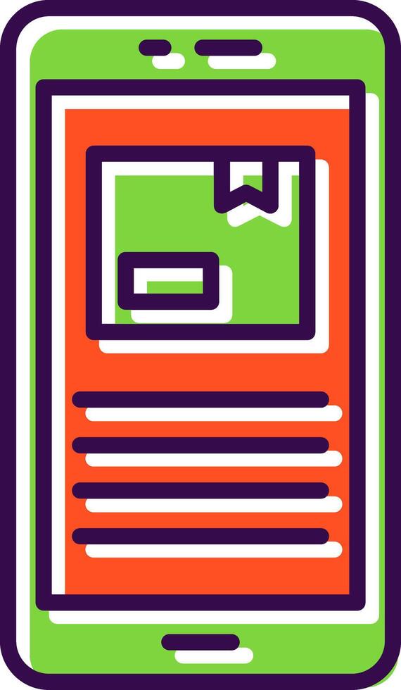 Order filled Design Icon vector