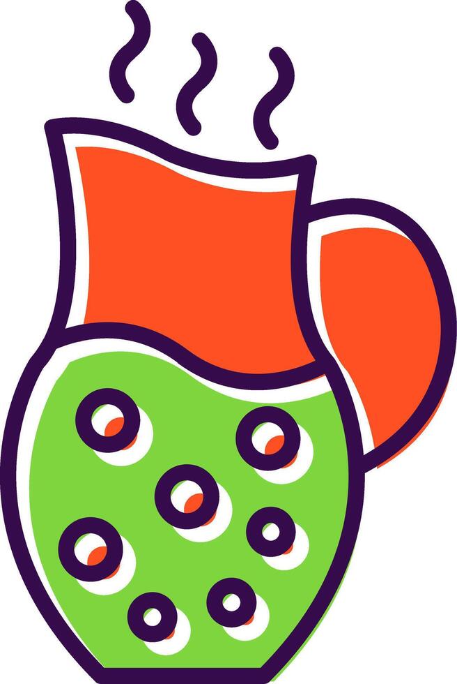 Jug filled Design Icon vector