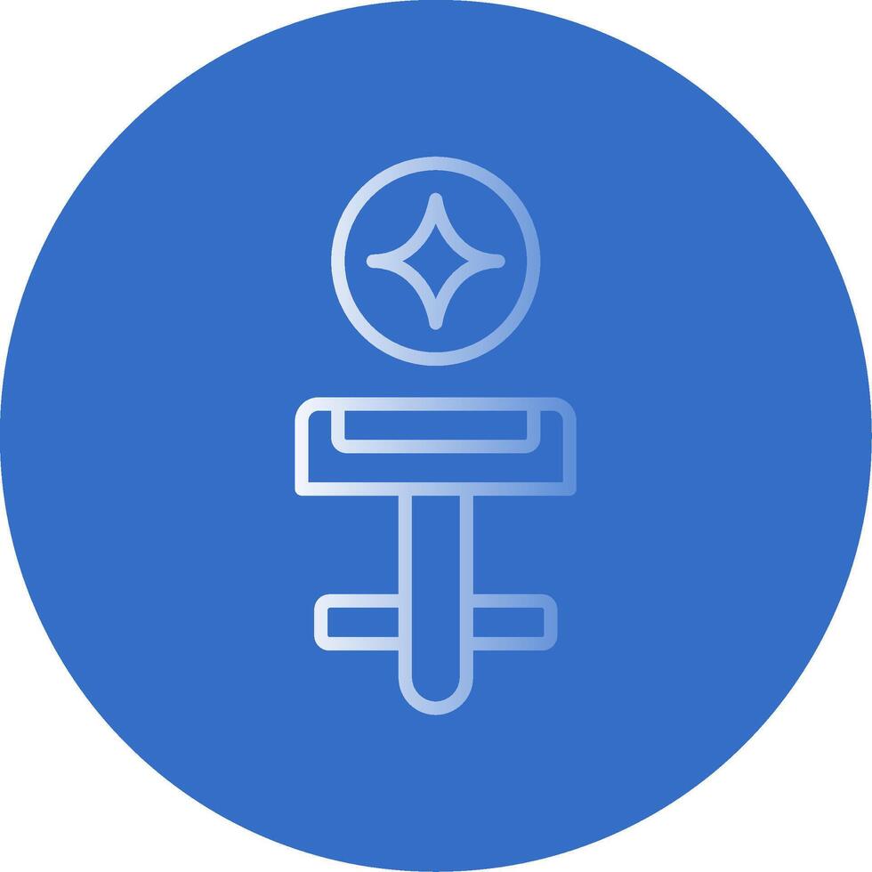 Cufflinks Flat Bubble Icon vector