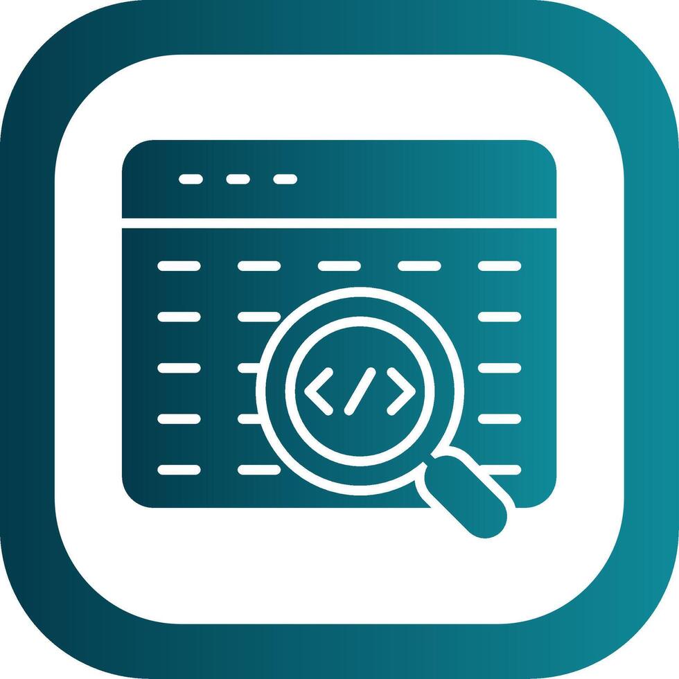 Code Review Filled Yellow Icon vector