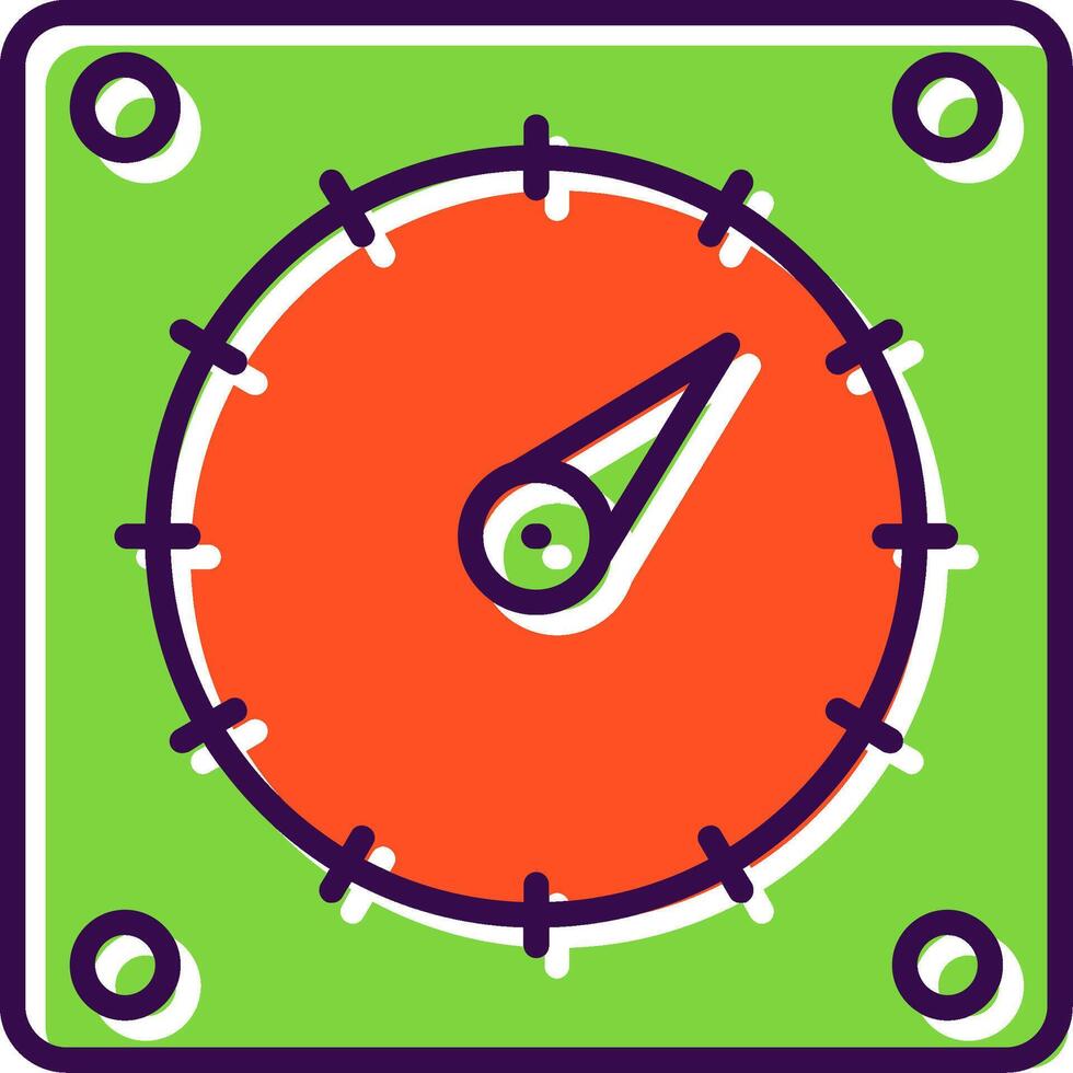 Timer filled Design Icon vector