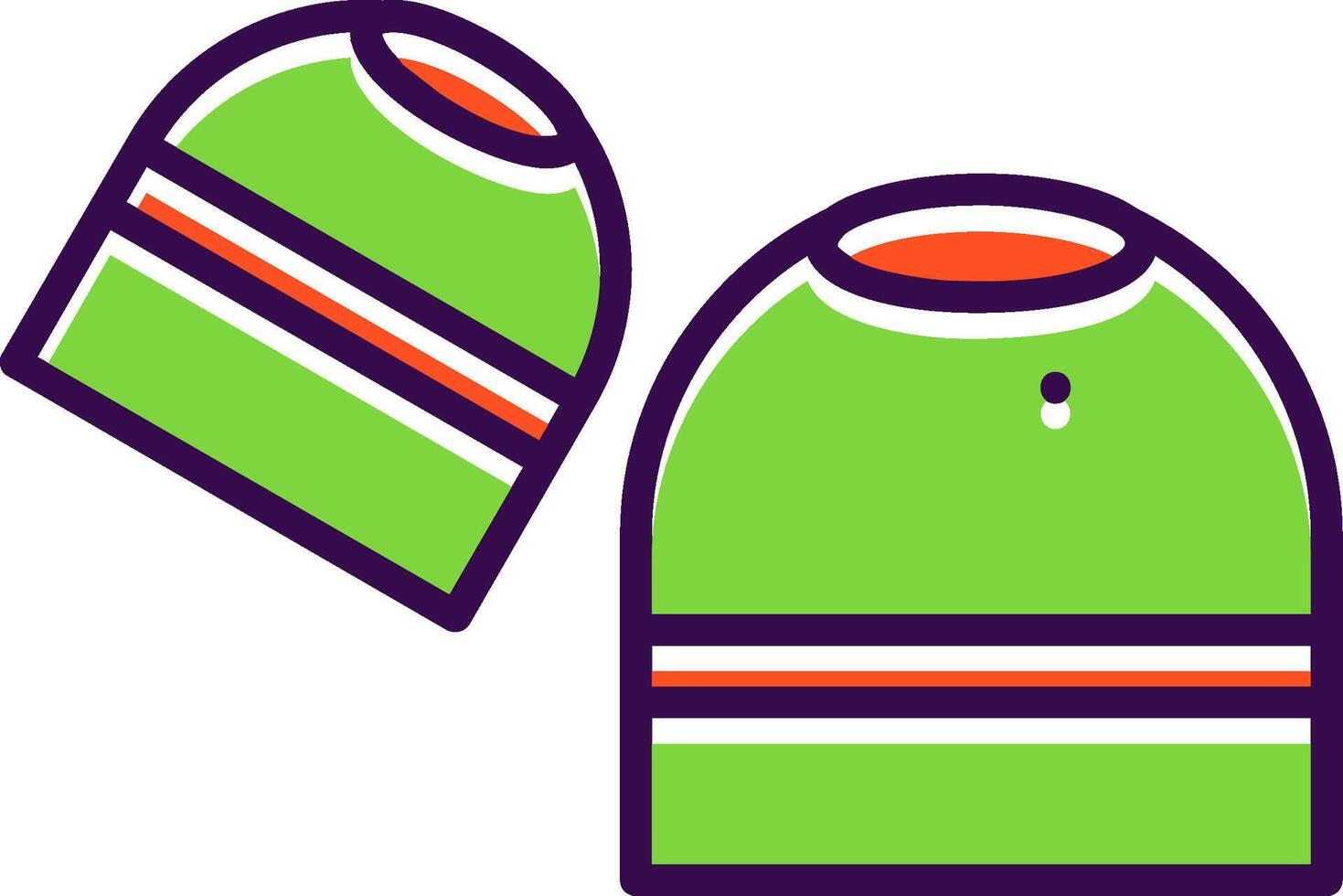 Earbuds filled Design Icon vector