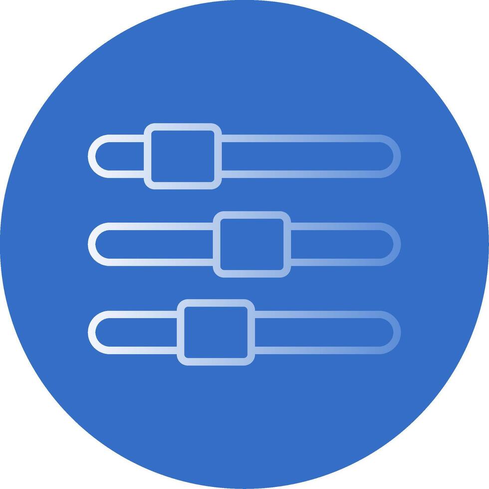 Volume Control Flat Bubble Icon vector