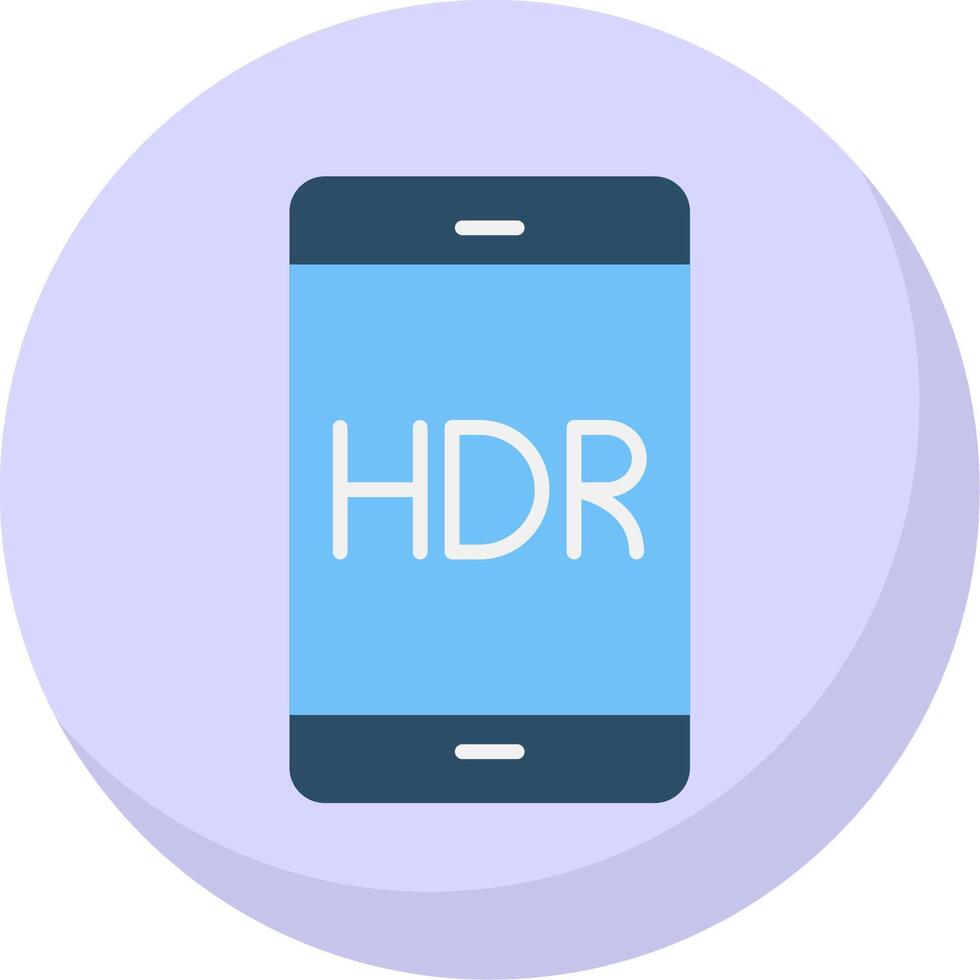 Mobile Flat Bubble Icon vector
