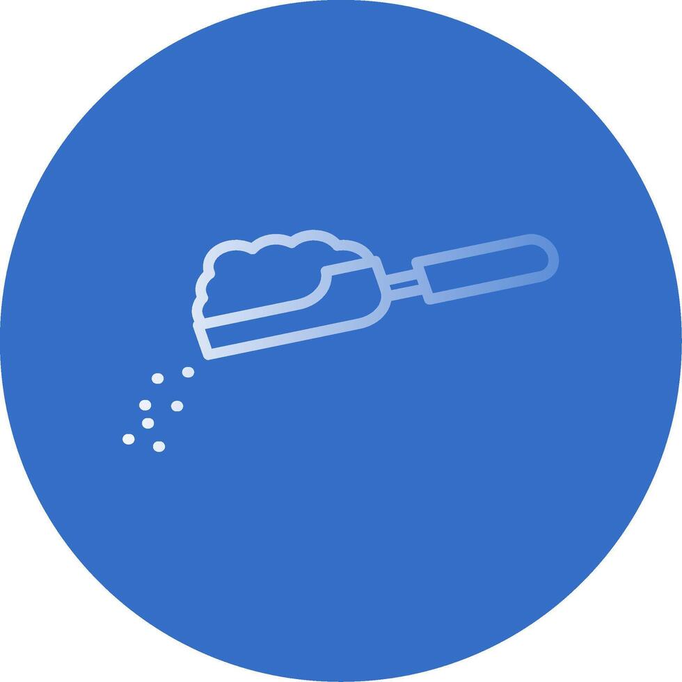 Scoop Flat Bubble Icon vector