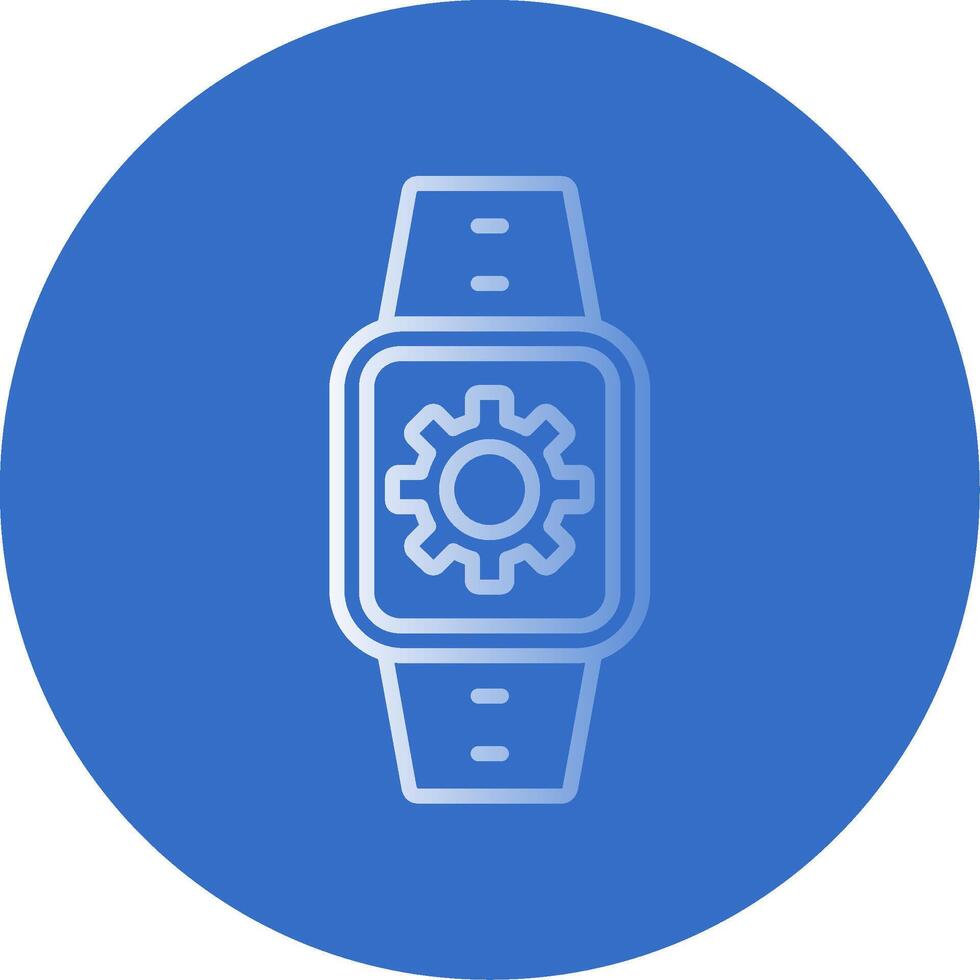 Settings Flat Bubble Icon vector