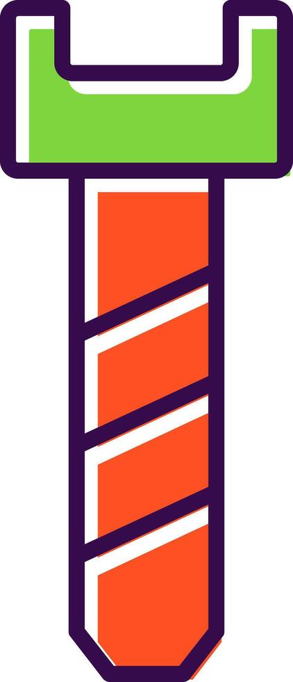 Bolt filled Design Icon vector