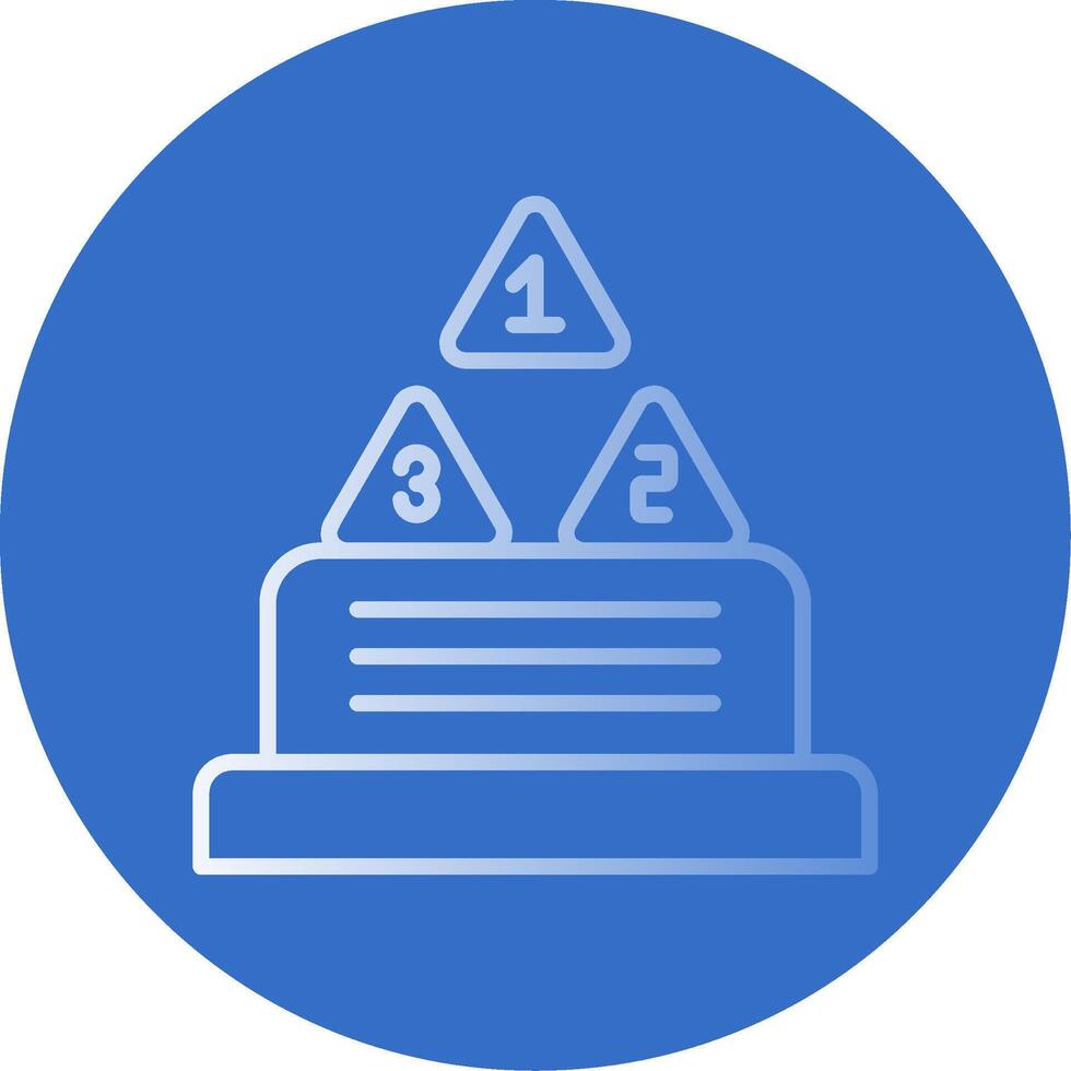 Number Flat Bubble Icon vector