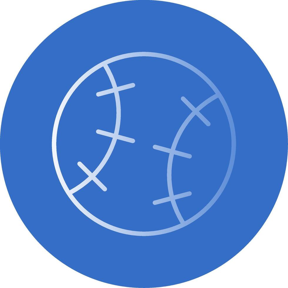 Baseball Flat Bubble Icon vector