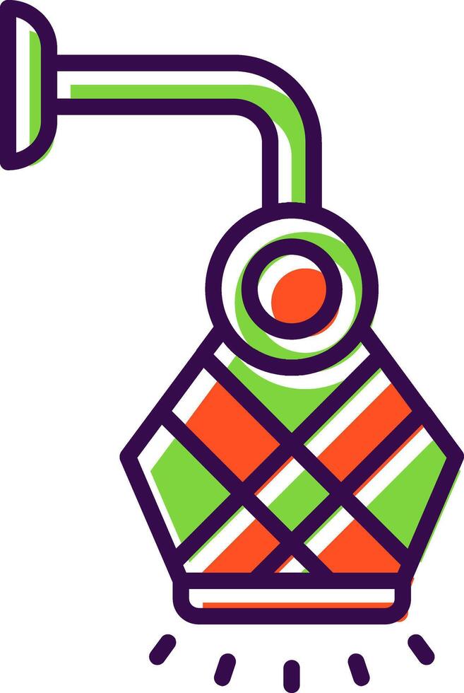 Lamp filled Design Icon vector