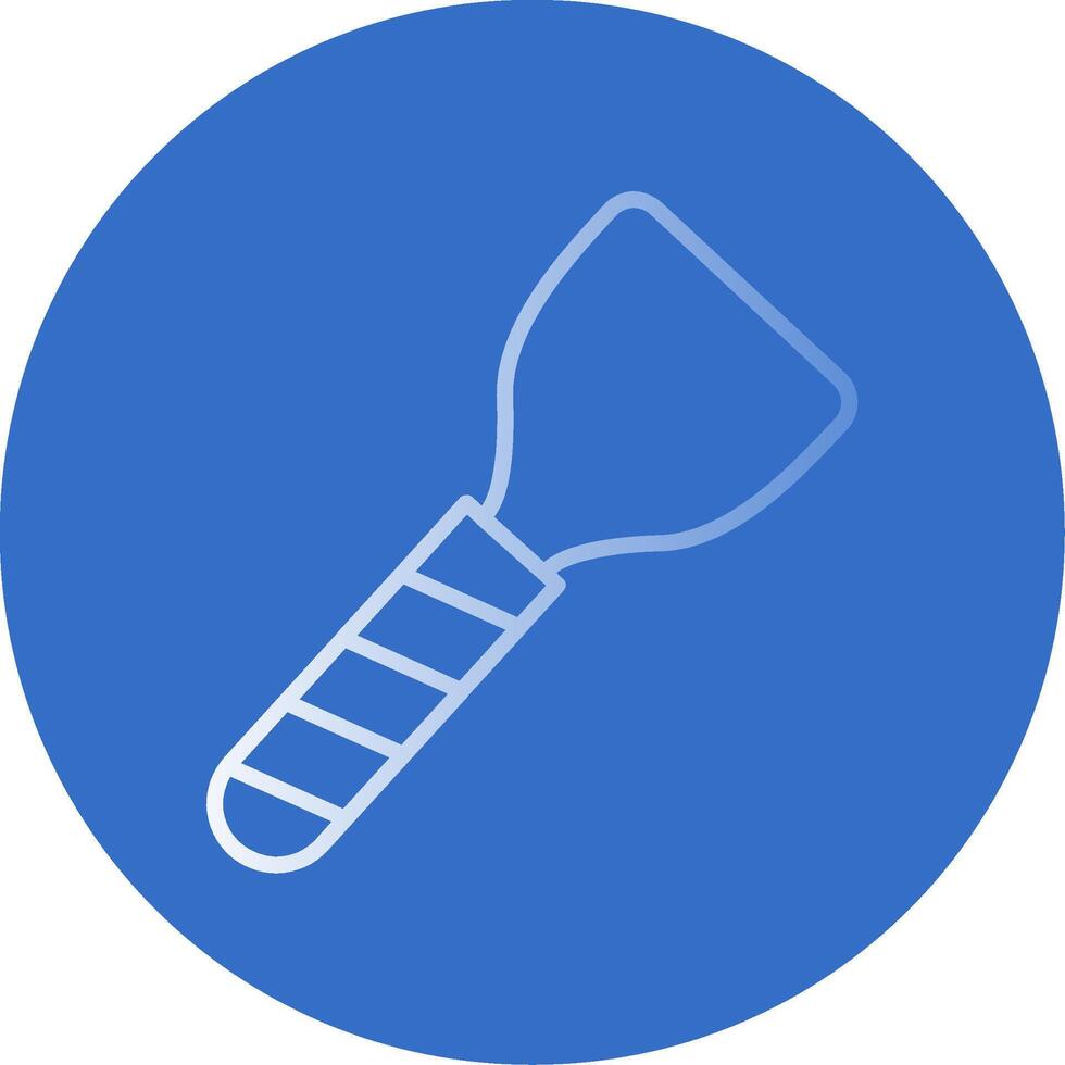 Paddle Flat Bubble Icon vector