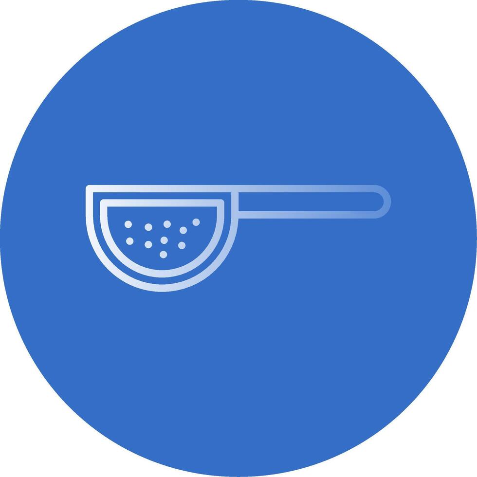 Sieves Flat Bubble Icon vector
