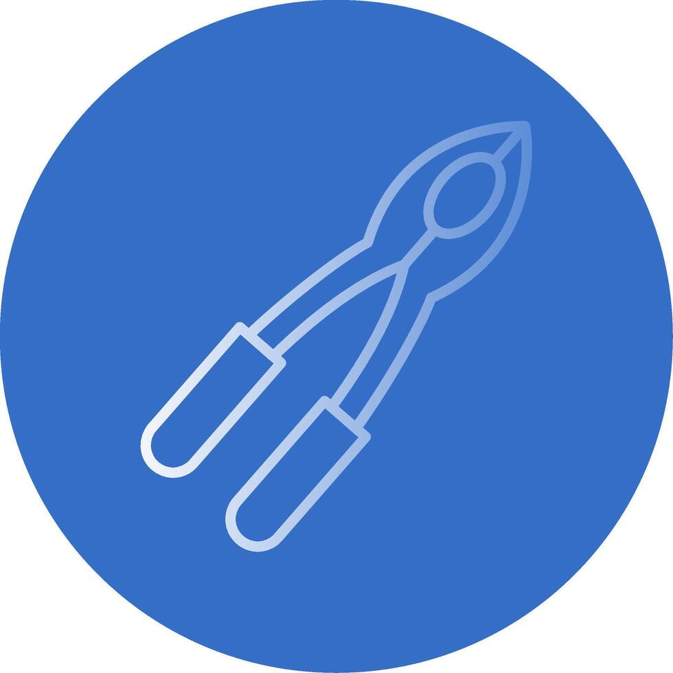 Nutcracker Flat Bubble Icon vector