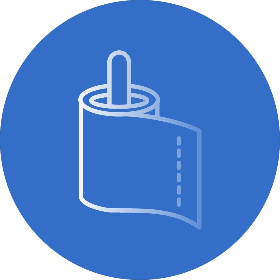 Paper Towel Flat Bubble Icon vector